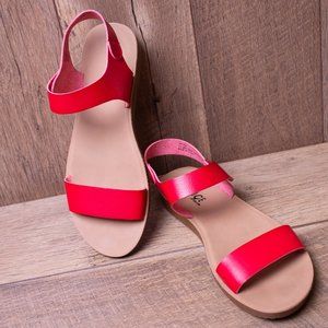 Red Sandals